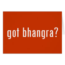 got bhangra? cards