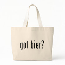 got bier? canvas bags