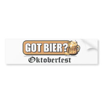 Got Bier? Bumper Stickers