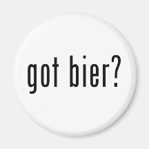 got bier? fridge magnets
