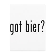 got bier? postcards