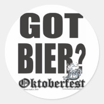 Got Bier? Stickers