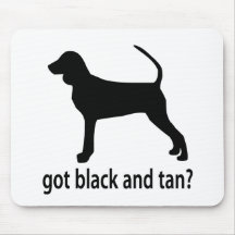 Got Black and Tan Mouse Mat
