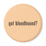 got bloodhound? fridge magnet