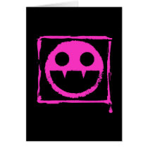 got blud smily ded girl vamp Smily n' Fangs!! Card