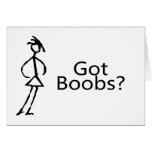Got Boobs? cards