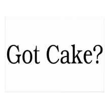 Got Cake Postcard