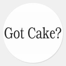 Got Cake Stickers