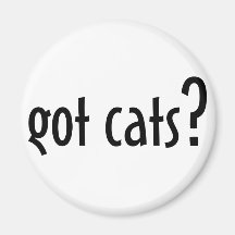 got cats? refrigerator magnets