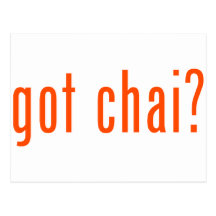 got chai? post cards