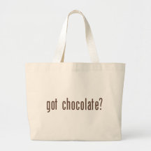 got chocolate? canvas bag