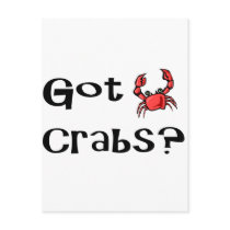 Got Crabs? Post Card