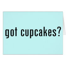 got cupcakes? greeting card