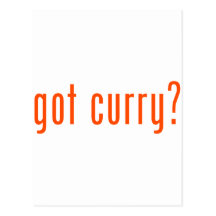 got curry? postcard