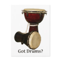 Got Drums Postcards
