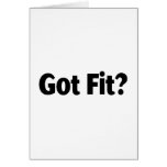 Got Fit Greeting Card