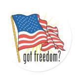 Got Freedom Flag stickers