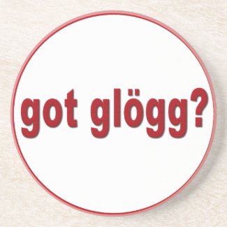 Got Glogg? Funny Slogan for Alcoholic Punch coaster