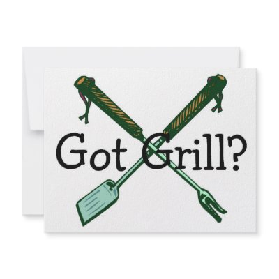 Got Grill Custom Invitations by TeeZazzle