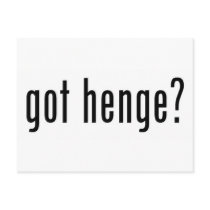 got henge? post card