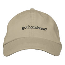 Got Homebrew? Embroidered Hats