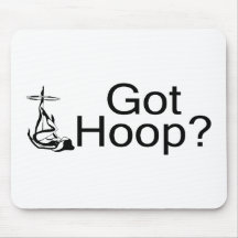 Got Hoop Hula Hoop Girl Mouse Pads