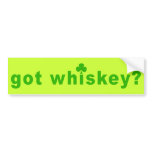 Got Irish Whiskey bumper stickers