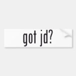 got jd? bumper sticker