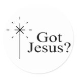 Got Jesus Cross stickers
