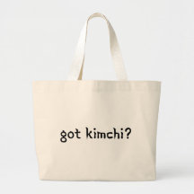 got kimchi? tote bag