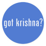 got krishna? stickers
