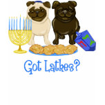 Got Latkes Hanukkah Pug Tees t-shirts
