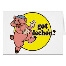 Got Lechon Greeting Card