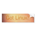 Got Linux? - Bumper sticker