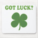 Got Luck Irish Shamrock mousepads