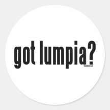 Got Lumpia? Round Stickers