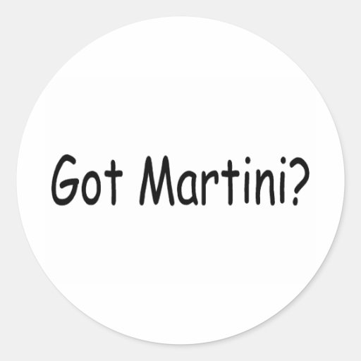 Got Martini Sticker