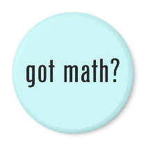 got math? fridge magnets