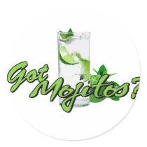 Got Mojitos? Round Stickers