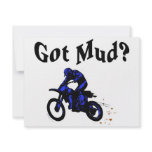 Got Mud Motorcycle invitations