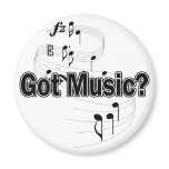 Got Music? (Notes) magnets