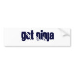 GOT NINJA BUMPER STICKER