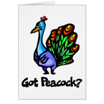 Got Peacock Cards