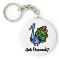 Got Peacock Key Chain
