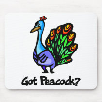 Got Peacock Mousepad