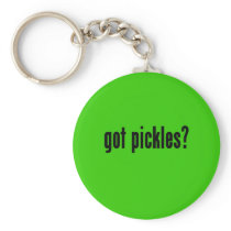 got pickles? key chain