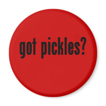 got pickles? refrigerator magnet