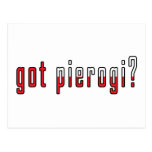 got pierogi? Flag Postcard