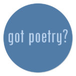 got poetry? stickers