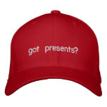 got presents? embroidered hats